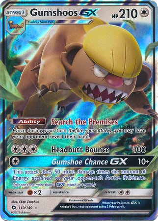 Sun & Moon - 110/149 - Gumshoos GX