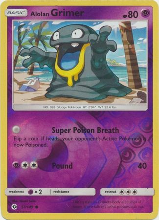 Sun & Moon - 057/149 - Alolan Grimer - Reverse Holo