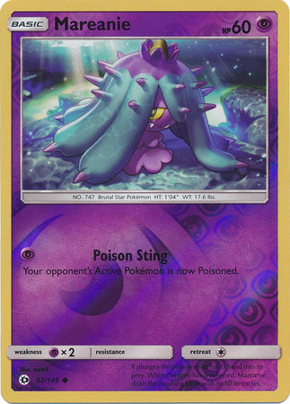 Sun & Moon - 062/149 - Mareanie - Reverse Holo