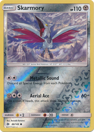 Sun & Moon - 088/149 - Skarmory - Reverse Holo
