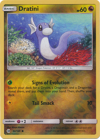 Sun & Moon - 094/149 - Dratini - Reverse Holo