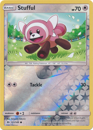 Sun & Moon - 111/149 - Stufful - Reverse Holo