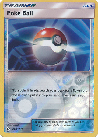 Sun & Moon - 125/149 - Poké Ball - Reverse Holo