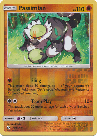 Sun & Moon - 073/149 - Passimian - Reverse Holo