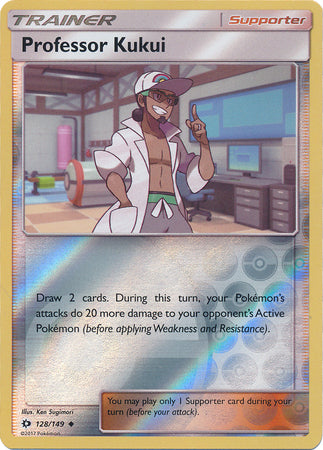 Sun & Moon - 128/149 - Professor Kukui - Reverse Holo