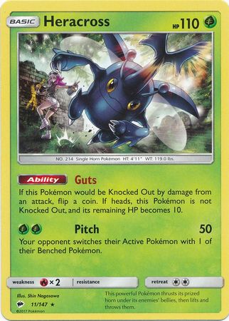 Burning Shadows - 011/147 - Heracross