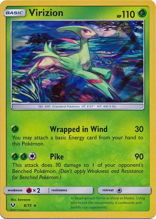 Shining Legends - 008/073 - Virizion - Holo