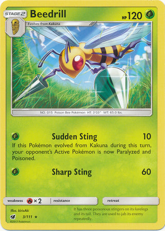 Crimson Invasion - 003/111 - Beedrill
