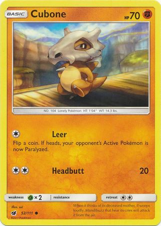 Crimson Invasion - 052/111 - Cubone