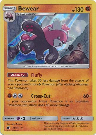 Crimson Invasion - 056/111 - Bewear - Holo