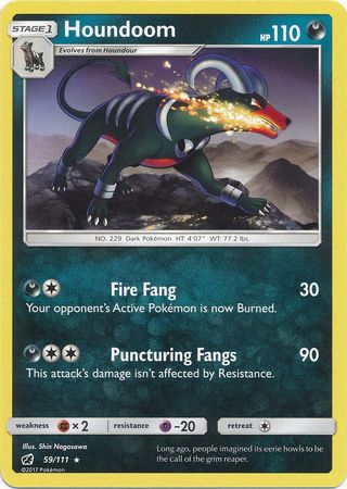 Crimson Invasion - 059/111 - Houndoom