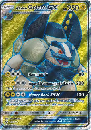 Crimson Invasion - 102/111 - Alolan Golem GX