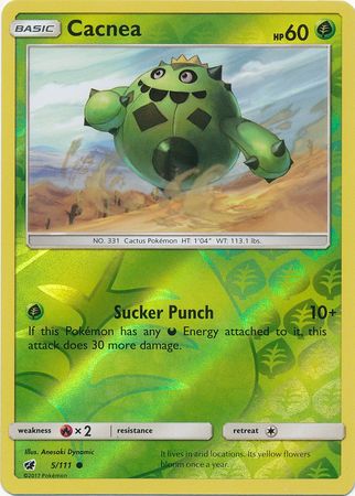 Crimson Invasion - 005/111 - Cacnea - Reverse Holo