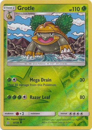 Ultra Prism - 008/156 - Grotle - Reverse Holo