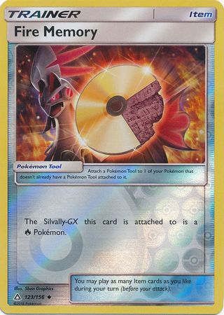 Ultra Prism - 123/156 - Fire Memory - Reverse Holo