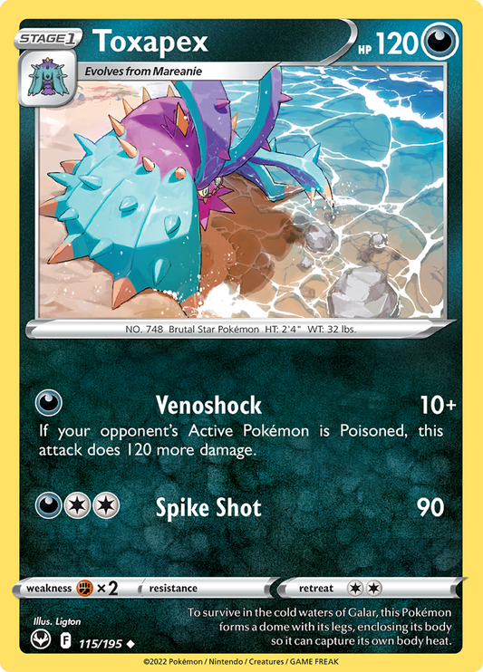 Silver Tempest - 115/195 - Toxapex