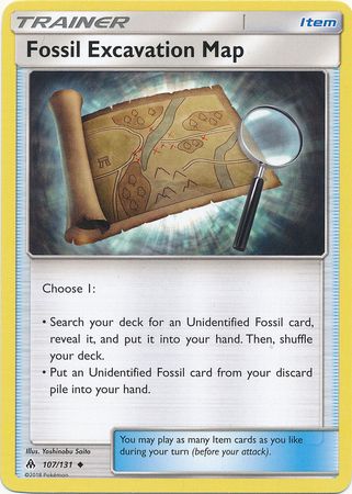 Forbidden Light - 107/131 - Fossil Excavation Map
