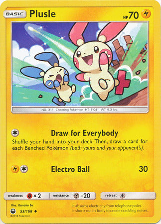 Celestial Storm - 053/168 - Plusle