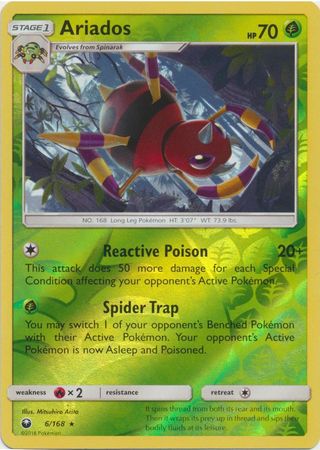 Celestial Storm - 006/168 - Ariados - Reverse Holo