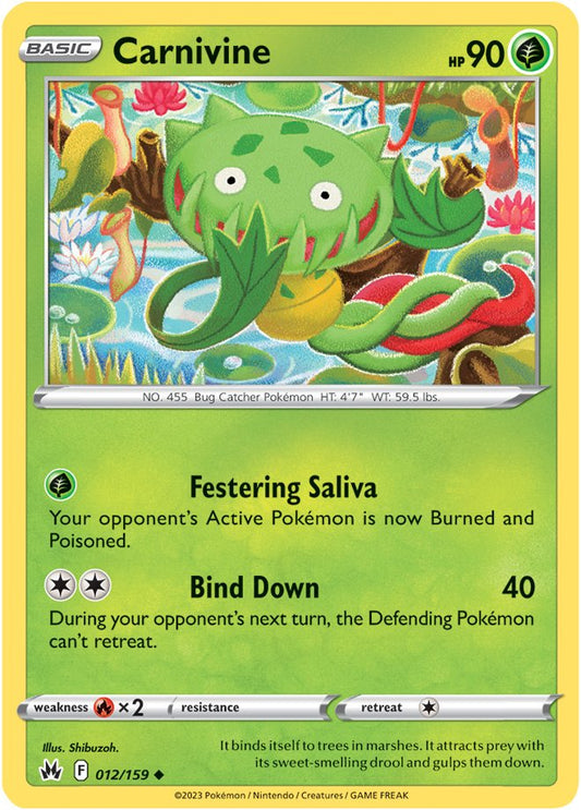 Crown Zenith - 012/159 - Carnivine