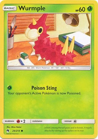 Lost Thunder - 024/214 - Wurmple