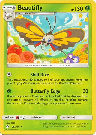 Lost Thunder - 026/214 - Beautifly
