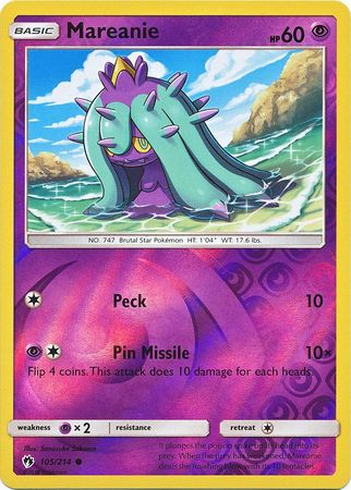 Lost Thunder - 105/214 - Mareanie - Reverse Holo