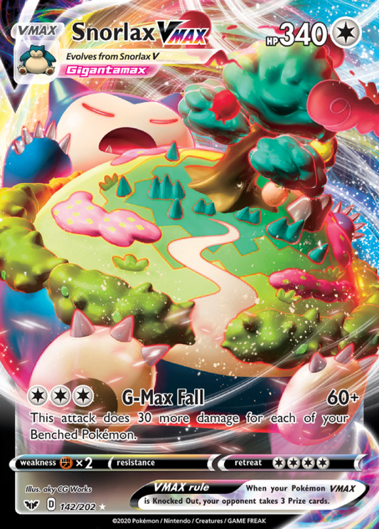 Sword & Shield - 142/202 - Snorlax VMAX