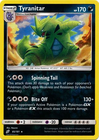Team Up - 085/181 - Tyranitar - Reverse Holo