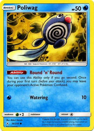 Unbroken Bonds - 036/214 - Poliwag