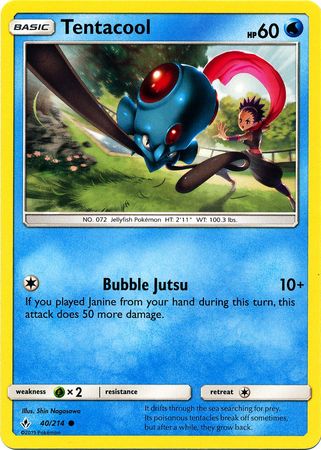 Unbroken Bonds - 040/214 - Tentacool