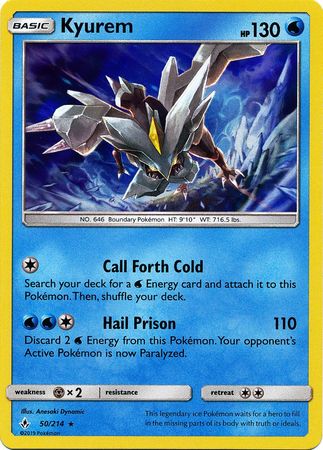 Unbroken Bonds - 050/214 - Kyurem - Holo