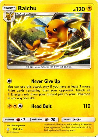 Unbroken Bonds - 055/214 - Raichu