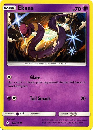 Unbroken Bonds - 062/214 - Ekans