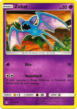 Unbroken Bonds - 064/214 - Zubat