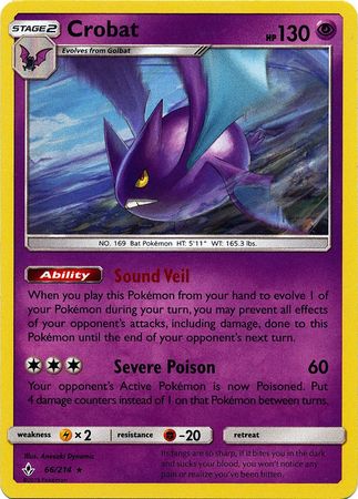 Unbroken Bonds - 066/214 - Crobat - Holo