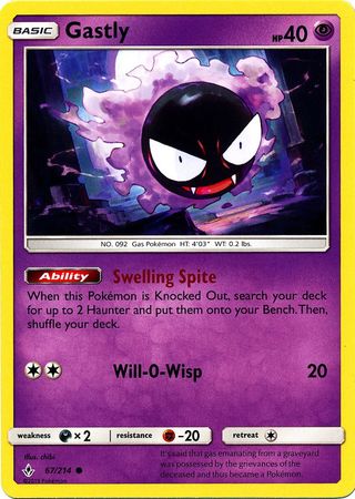 Unbroken Bonds - 067/214 - Gastly