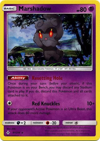 Unbroken Bonds - 081/214 - Marshadow - Holo