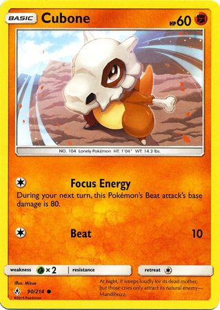 Unbroken Bonds - 090/214 - Cubone