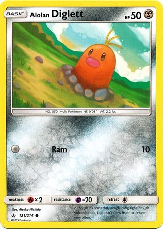 Unbroken Bonds - 121/214 - Alolan Diglett
