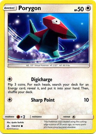 Unbroken Bonds - 154/214 - Porygon