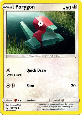 Unbroken Bonds - 155/214 - Porygon