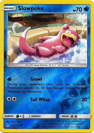 Unbroken Bonds - 042/214 - Slowpoke - Reverse Holo