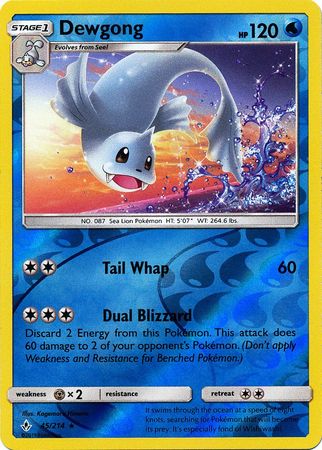 Unbroken Bonds - 045/214 - Dewgong - Reverse Holo