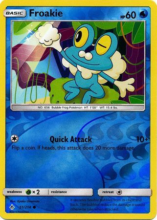 Unbroken Bonds - 051/214 - Froakie - Reverse Holo