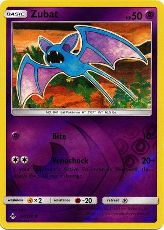 Unbroken Bonds - 064/214 - Zubat - Reverse Holo