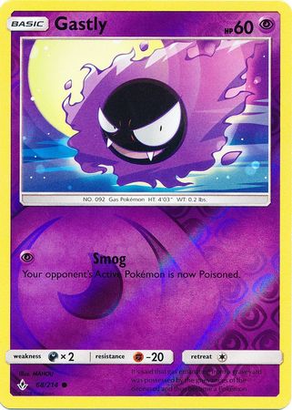 Unbroken Bonds - 068/214 - Gastly - Reverse Holo