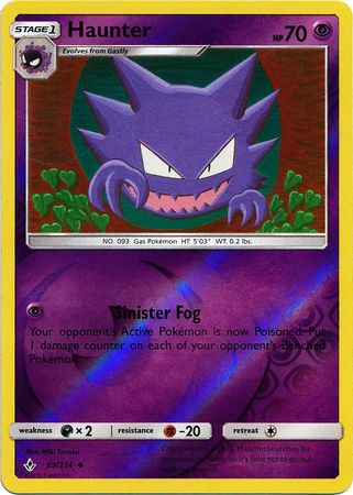 Unbroken Bonds - 069/214 - Haunter - Reverse Holo