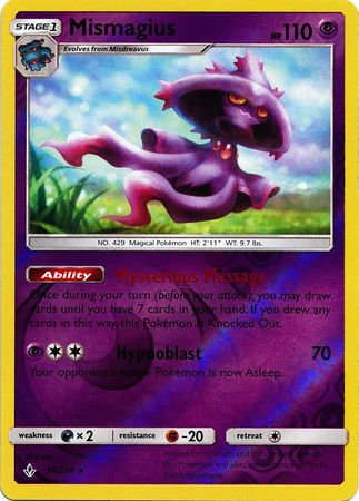 Unbroken Bonds - 078/214 - Mismagius - Reverse Holo