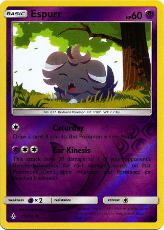 Unbroken Bonds - 079/214 - Espurr - Reverse Holo